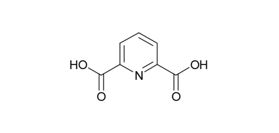 構造式：2,6-ピリジンジカルボン酸